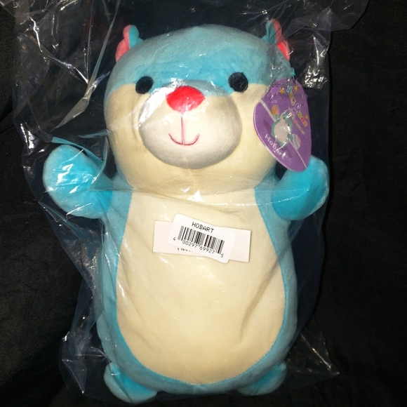 Squishmallow 12" HugMees HOBART Teal Hamster EASTER 2023 NWT KellyToy in BAG Htf - Picture 4 of 8